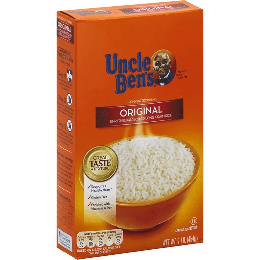 Uncle Bens Rice, Enriched, Long Grain, Parboiled/Original, White Rice