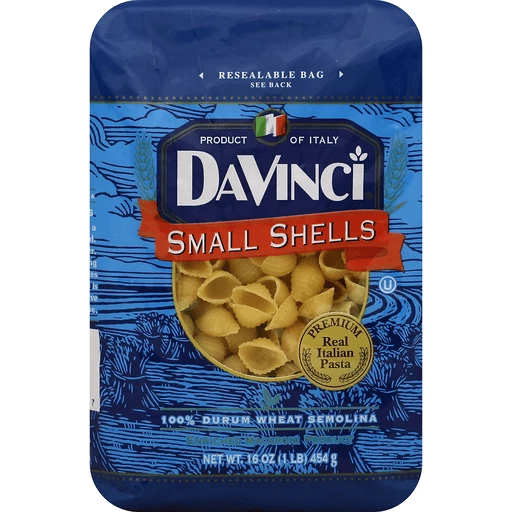 DaVinci Small Shells Premium Real Italian Pasta