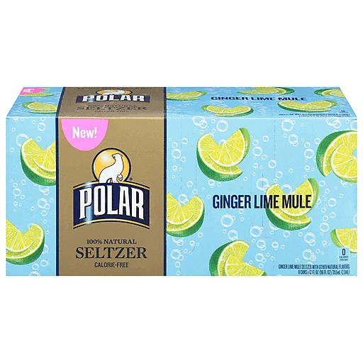 Polar Seltzer, Ginger Lime Mule 8 Ea | Shop | Stormans