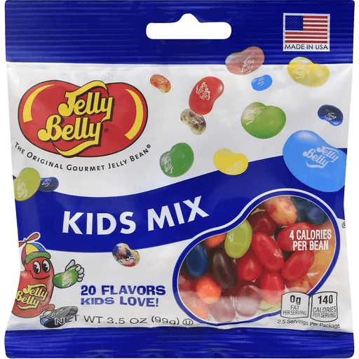 Jelly Belly Jelly Beans, Kids Mix, Jelly Beans & Fruity Candy