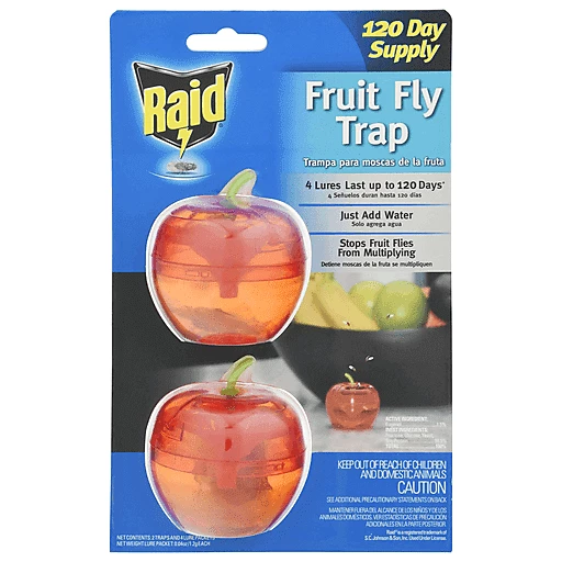 RAID APPLE FRUIT FLY TRAP 2PK, Pest Control