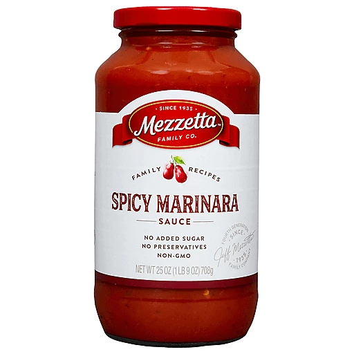 Mezzetta Sauce, Spicy Marinara 25 Oz | Pasta Sauce | Sendik's Food 