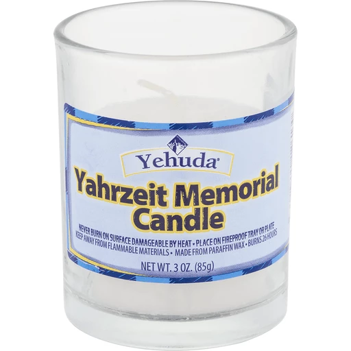 Yahrzeit Memorial Candle Cover «