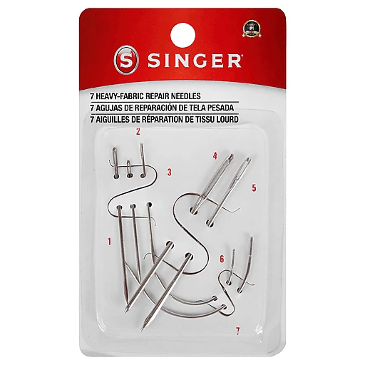 Singer Repair Needles, Heavy-Fabric 7 ea, Sewing