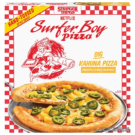 Surfer Boy Pizza Pizza, Hand Tossed Style Crust, Big Kahuna 22.9 