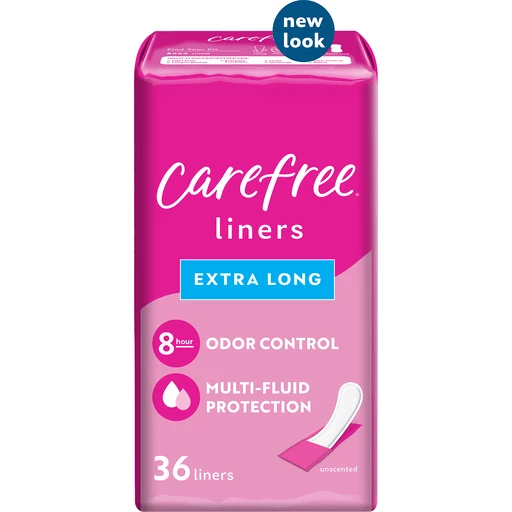 Carefree Thong Pantiliners, Regular Protection, Unscented, 196 Pantiliners  (4 X 49 Count Boxes)