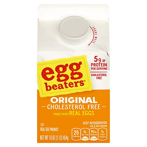 EGG BEATERS REAL EGGS ORIGINAL CHOLESTEROL FREE / 32 OZ