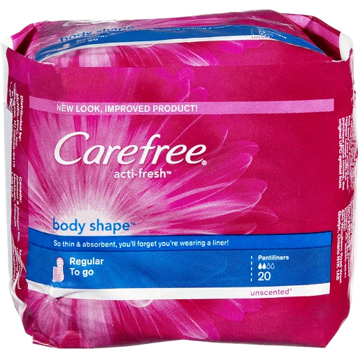 Carefree - Pantyliners - Thong Regular Unscented - Save-On-Foods
