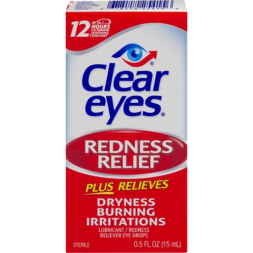 Clear Eyes Redness Relief Eye Drops - 0.5 fl oz