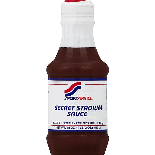 Sport Service Sauce, Secret Stadium 18 Oz, Barbeque Sauce