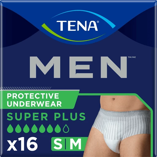 Tena® Men™ Super Plus Leakage Protection M/L Protective Underwear 16 Ct  Pack, Feminine Care