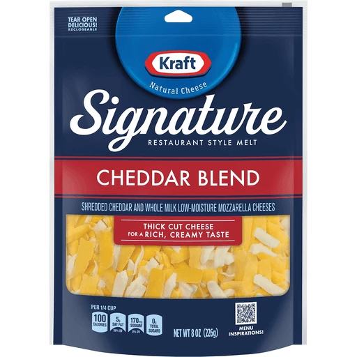 Kraft Signature Cheddar Blend 8 oz | Shop | Breaux Mart