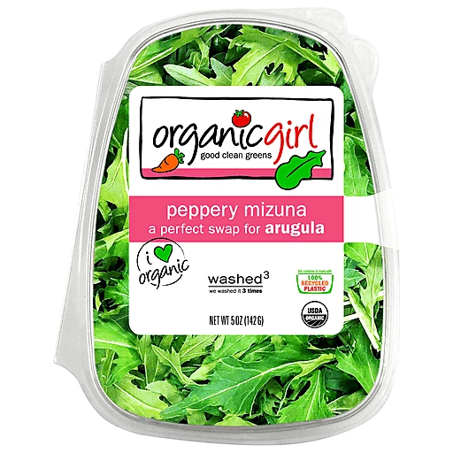 Organicgirl Mizuna, Peppery 5 Oz | Organic Fruits & Vegetables 