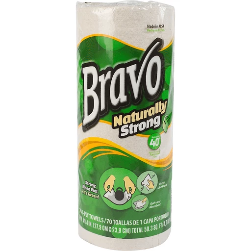 Bravo Green Paper Towels, Paper Towels
