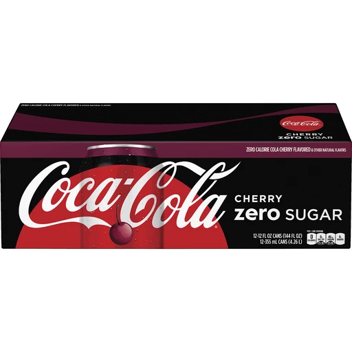 Coca-Cola Cherry Zero - 12pk/12 fl oz Cans