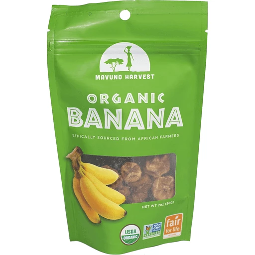 Dried Fruit, Organic Bananas