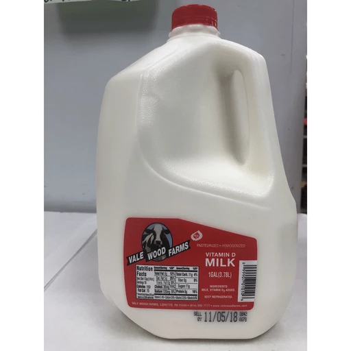 White Milk (1 gallon), Breakfast Beverages