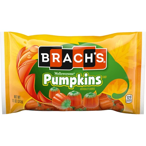 Brach's Candy, Pumpkins 11 oz, Jelly Beans & Fruity Candy