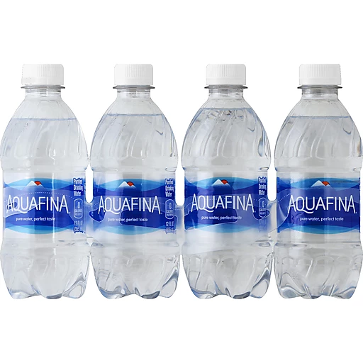 Aquafina Purified Water, 12 oz Bottled Water, 8 Count 