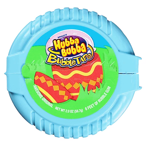 Wrigley's Hubba Bubba Mega Long Fruit Flavor Chewing Gum, 2 oz