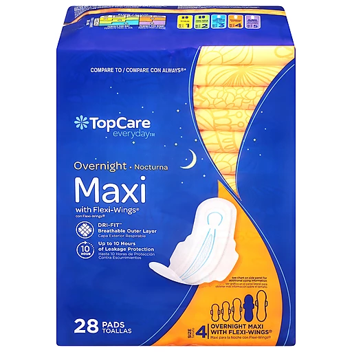 Save on Always Maxi Overnight Pads with Flexi-Wings Size 4 Order