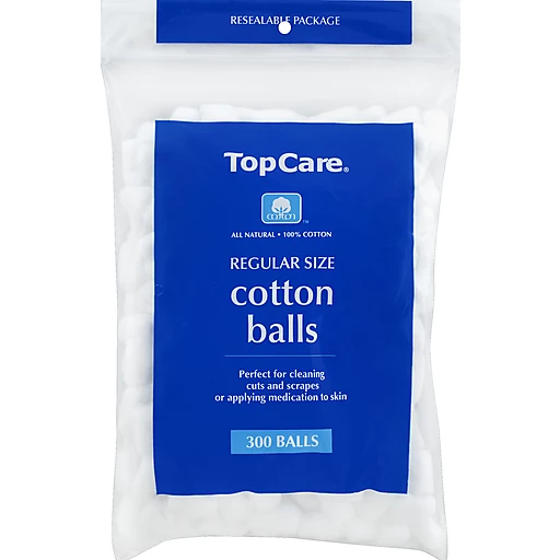 TopCare®, cotton balls 300 ct, Shop