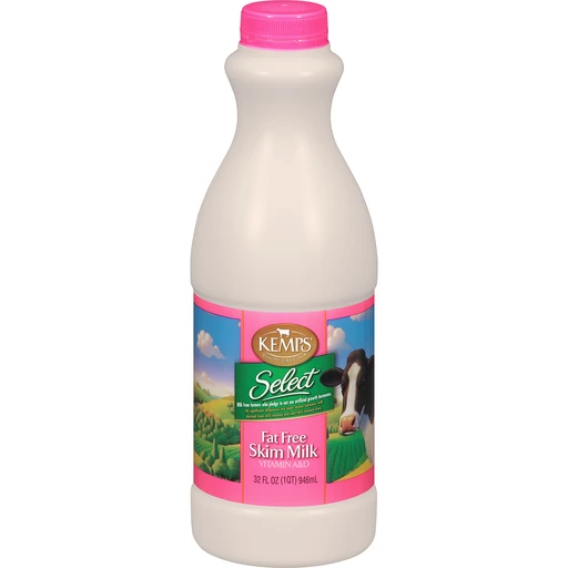 Kemps Skim Milk, Fat Free, Skim & Nonfat