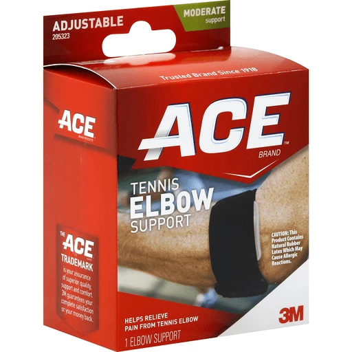 ACE Tennis Elbow Brace Adjustable One Size - Each - Star Market