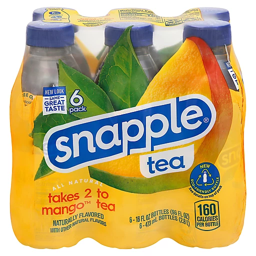 Snapple - Peach Tea - 16 oz (9 Plastic Bottles)