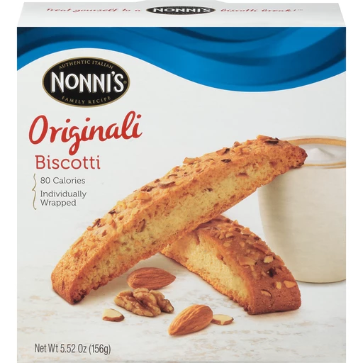 Nonni's Originali Biscotti Cookies 5.52 oz package 8 ct