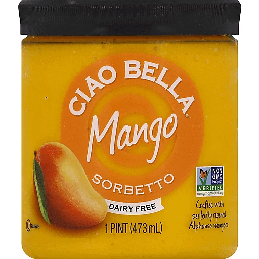 Ciao Bella Sorbet Mango, Sorbet & Sherbet