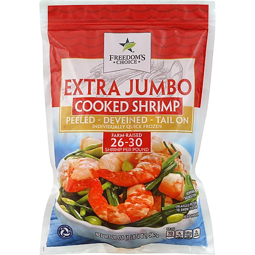 Peeled and Deveined Jumbo Shrimp - 10-Tray Family Pack