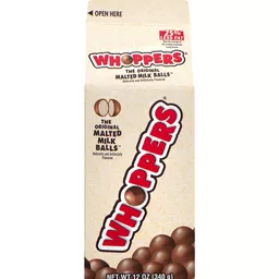 WHOPPERS Malted Milk Balls Candy Box, 12 Oz, Chocolate