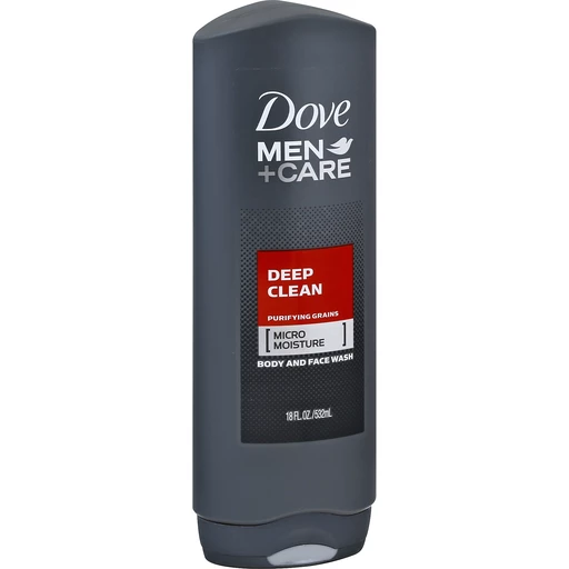 Dove Men+ Care Body and Face Wash, Micro Moisture, Deep Clean, Bar Soap & Body  Wash