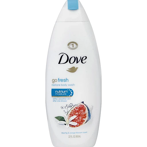 Dove Go Fresh Blue Fig and Orange Blossom Body Wash 22 oz Bar