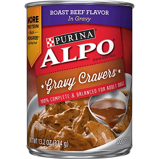 Purina ALPO Gravy Wet Dog Food Gravy Cravers Roast Beef Flavor in