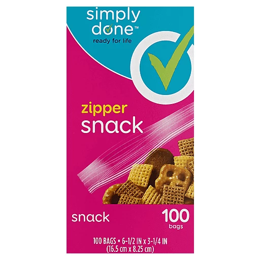 Zipper online snack bags