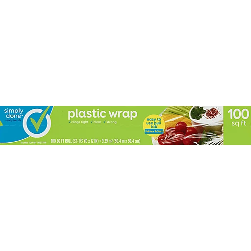 Simply Done Plastic Wrap, Aluminum Foil & Wax Paper
