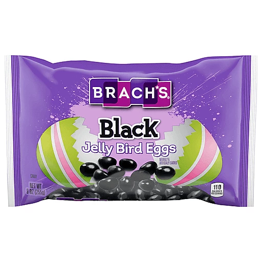Brach's Jelly Bird Eggs, Black 5 Oz