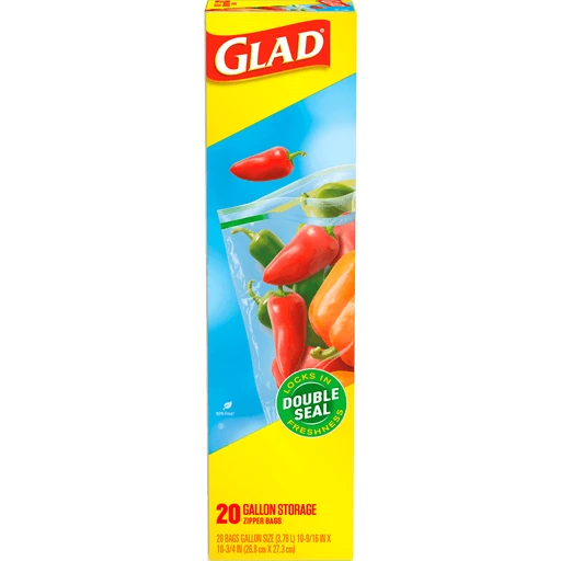 Glad gallon storage bags sale