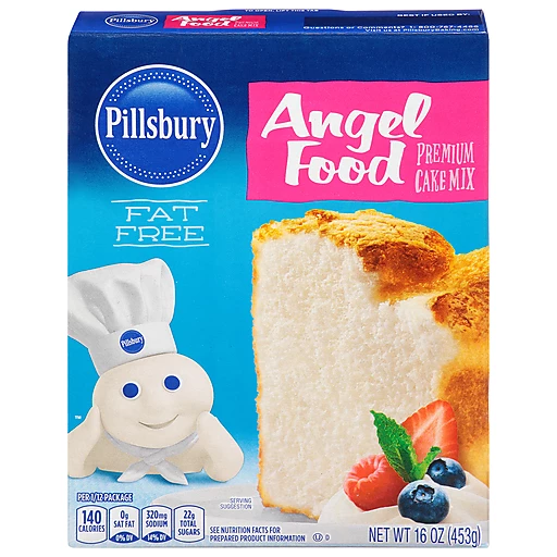 Pillsbury Fat Free Angel Food Premium Cake Mix 16 oz Cake