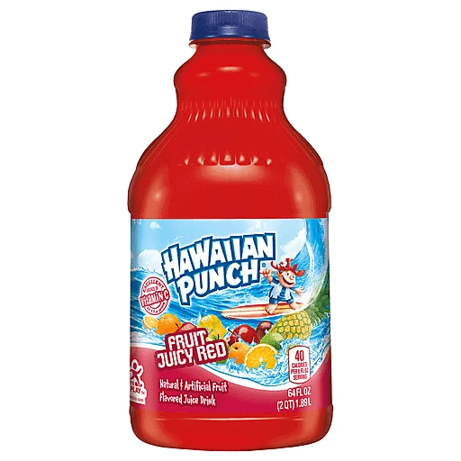 Hawaiian Punch Flavored Juice Drink, Fruit Juicy Red 64 Fl Oz, Fruit &  Berry