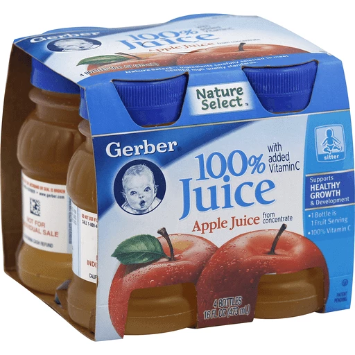 Gerber online apple juice
