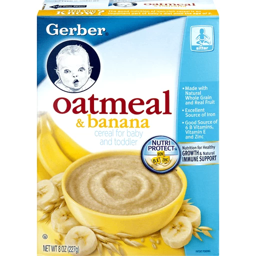 Gerber Cereal for Baby and Toddler 8 oz Baby Food Snacks