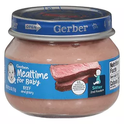 Gerber 2nd foods beef & deals beef gravy