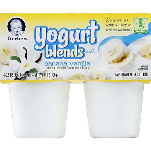 Gerber yogurt blends hot sale banana