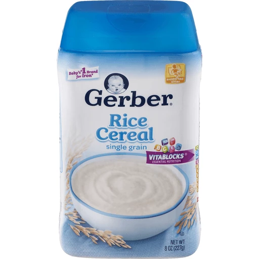 How to feed online baby rice cereal
