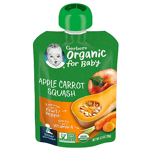 Gerber squash online baby food