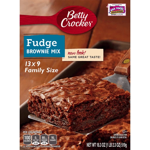 Betty Crocker Favorites Fudge Brownie Mix 18.3 Oz Cake Cupcake