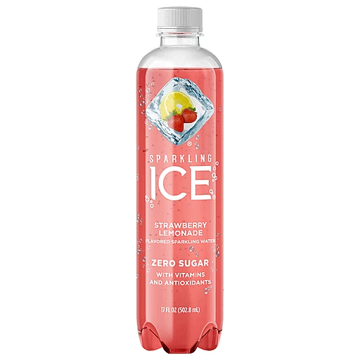 Sparkling Ice Sparkling Water Strawberry Lemonade Flavored 17 Fl